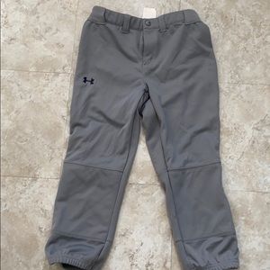 Grey Underarmour softball pants